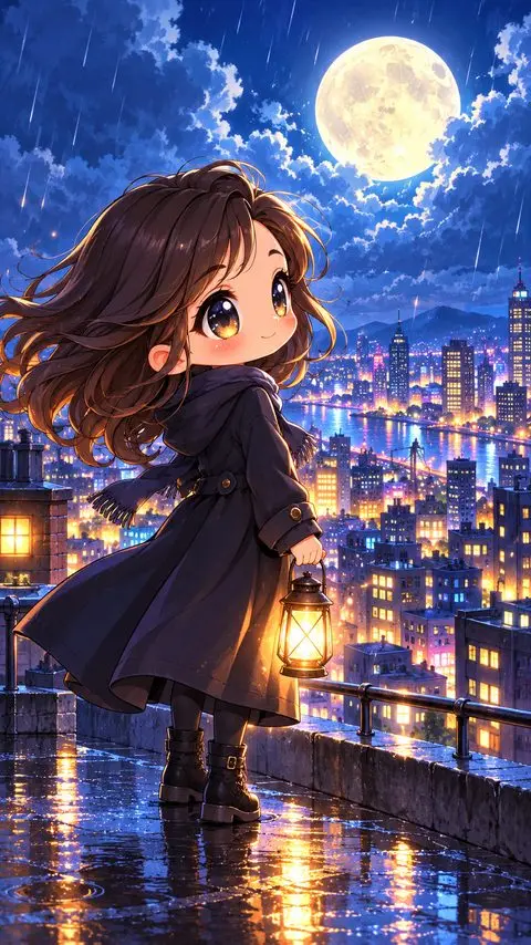 A Chibi style frame